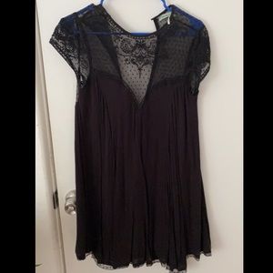 Kimchi Blue mini flowy dress with Lace detail